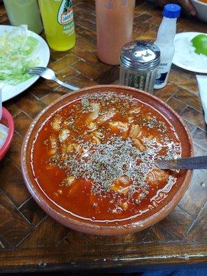 Menudo con pozole...delish