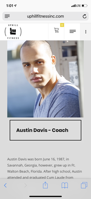 One of our coaches- Austin Davis