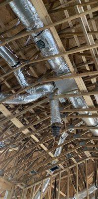 New construction ductwork and full system installation job done in Orlando Fl.