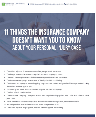 11 things the insurance company doesn't want you to know