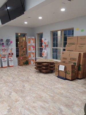 We sell moving and packing supplies. Boxes galore!