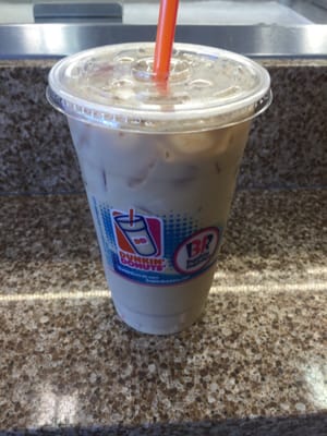 Iced caramel coffee