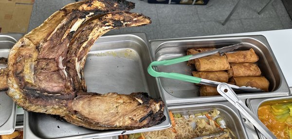 Panga ng tuna, grilled tuna jaw