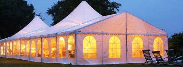 Tent rentals are available