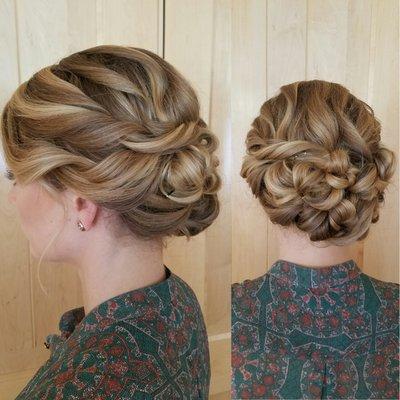 Bridesmaid updo