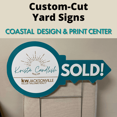 Custom-cut Yard Signs