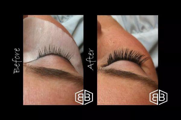 Before and After Classic Lashes