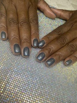 Gel Manicure with OPI Gel Color "Clean Slate"