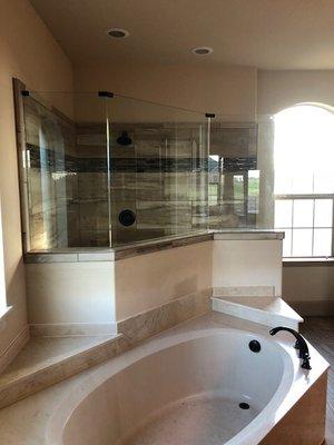 Custom Frameless Shower