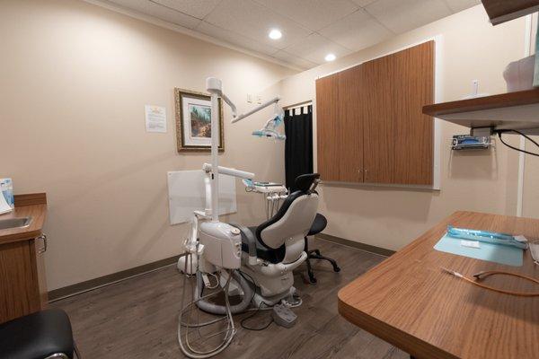 One of Joy Family Dental's spacious treatment rooms