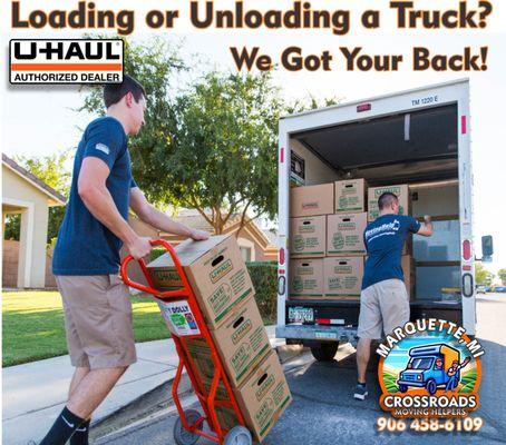 Crossroads Moving Helpers, making your move effortless with our professional truck loading and unloading services.