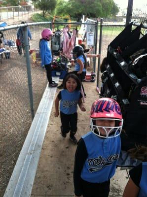 Sodapops in the dugout!!!!