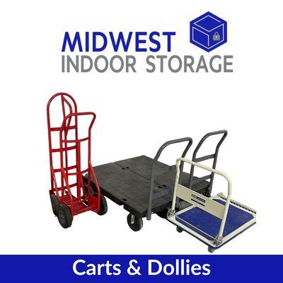 Carts & Dollies for use to help the moving process go smoother!