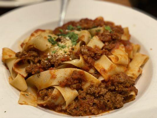 OMG.  Incredible pappardelle con ragu.  Deliciousness!  Just order it.