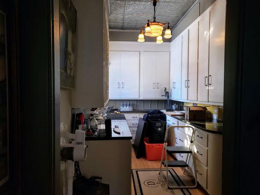 Looking into the Kitchen at Charles Davis Mansion