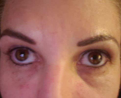 Permanent eyeliner and permanent eyebrows