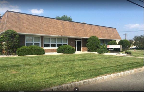 Front of building where we are located.