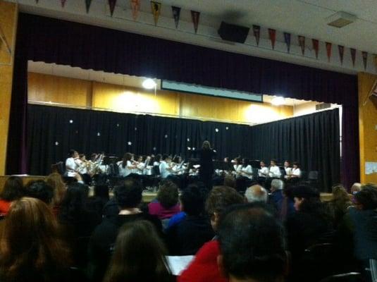 Churchill's amazing student's and band teacher sharing their talents at their annual Winter concert!