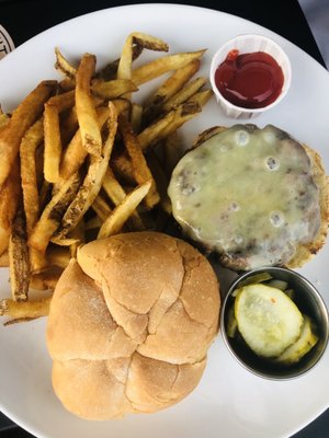 Tryst Cheddar Burger**