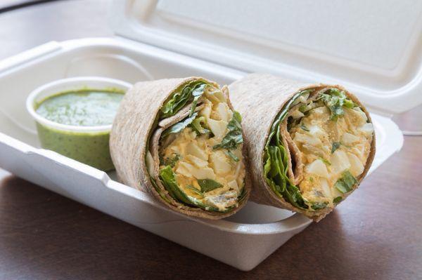 Egg salad wrap