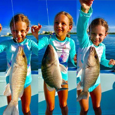 Kids Catch Fish! Call Cap'n Doug Today!