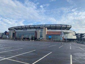 We do roofing work at Gillette Stadium