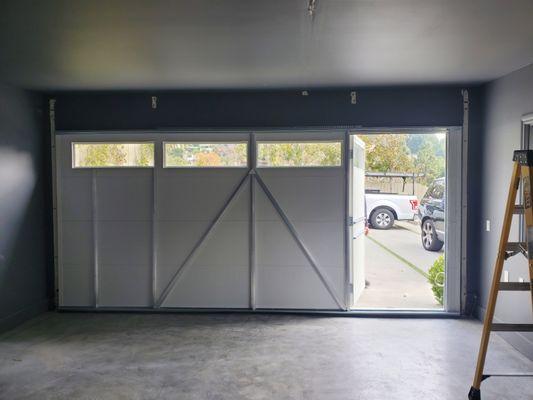 one piece garage door