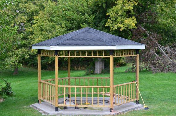 4x4 Hexagon Gazebo