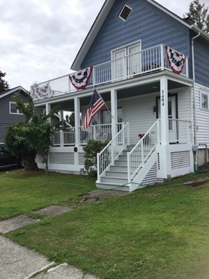 My most recent deck project on the 3rd oldest home in Gig Harbor