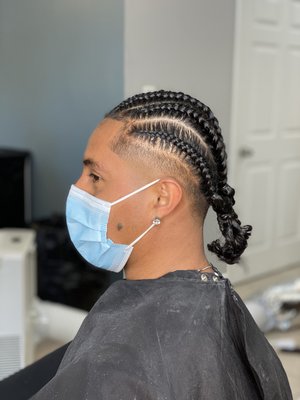 Braids and haircut by Katherine