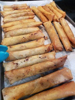 Lumpia and spring roll wrappers.