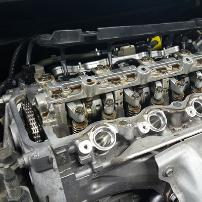 We performed a valve adjustment on this 13 Honda Civic, it ran GREAT and quiet afterwards!