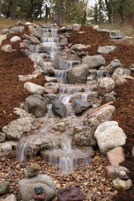 Pondless waterfall