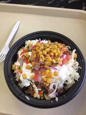 Barbacoa Rice Bowl ($7)