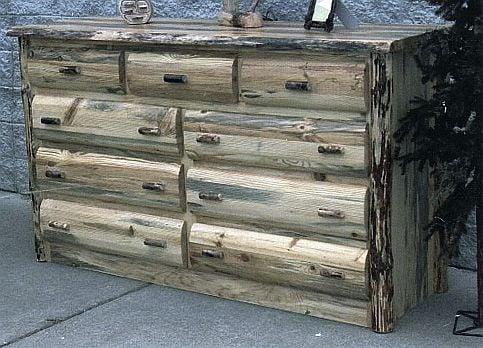 Wolf Lodge 9 Drawer Dresser. Matching pieces, 6 drawer dresser, 5 drawer chest and nightstands