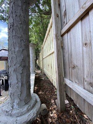 After photos of the privacy fence we replaced/installed