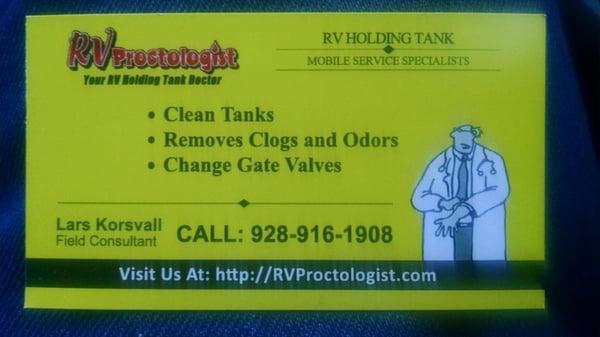 We are the one only Rv Proctologists.  Rv Colonoscopies are our specialty