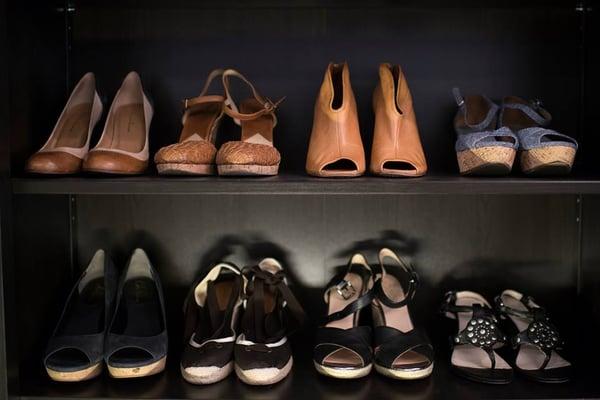 We've got shoes size 6-10 from J. Crew, Cole Haan, Prada, Kate Spade, Tory Burch, Toms, Nine West. There's something for everyone.