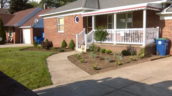 Beds made planting done