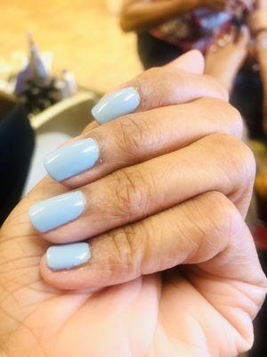 Since I can't go see the ocean.. trying the color "sea froth"