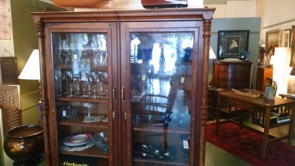 China cabinet.