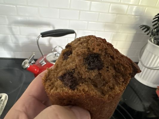 Chocolate chip muffin