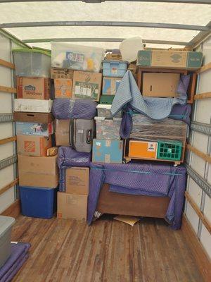 Our Professionally trained movers utilize every bit of space when safely transporting your belongings