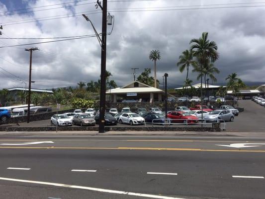 Kona Hyundai Mazda & Subaru across the street from Coconut Groove Market Place. On Kuakini Hwy