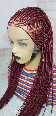 Full lace tribal cornrows