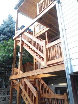 Deck cleaning and sealing