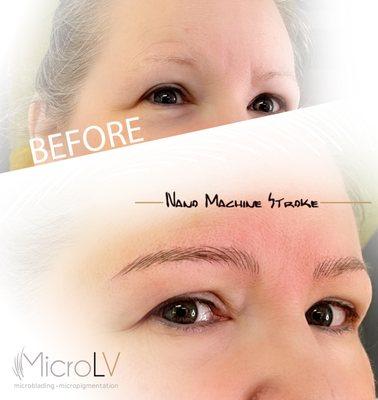 Nano Machine Hair Stroke Brows Las Vegas