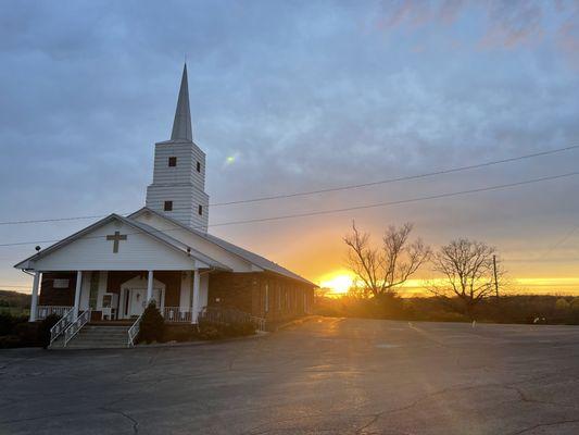 Church at Sunset