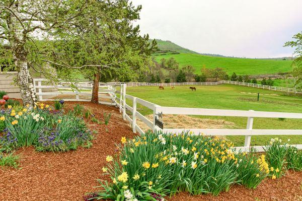 Beautiful property with 5 irrigated acres and two homes