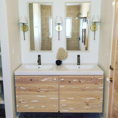 Custom manufactured cabinetry makes for beautiful home accents.